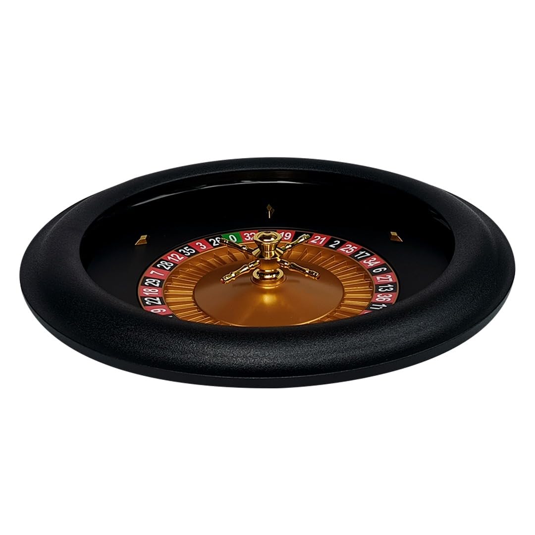 casinoite 18 Inch Roulette Wheel with 2 Roulette Balls