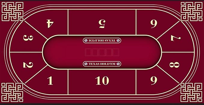 Poker / Flush Rubber layout Matts