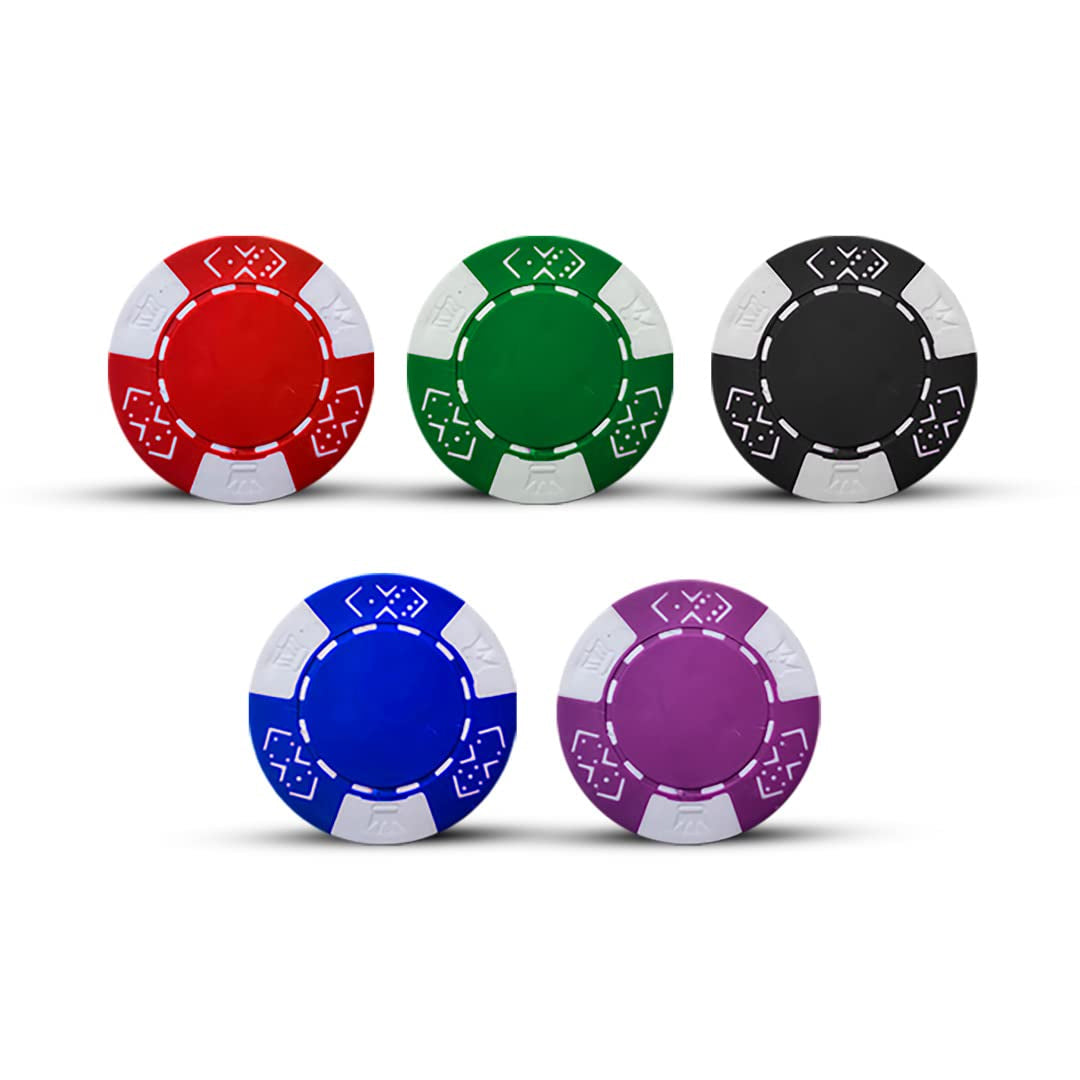 Billium Clay Poker Chips Set 300 Without Denomination Bricks Black Case
