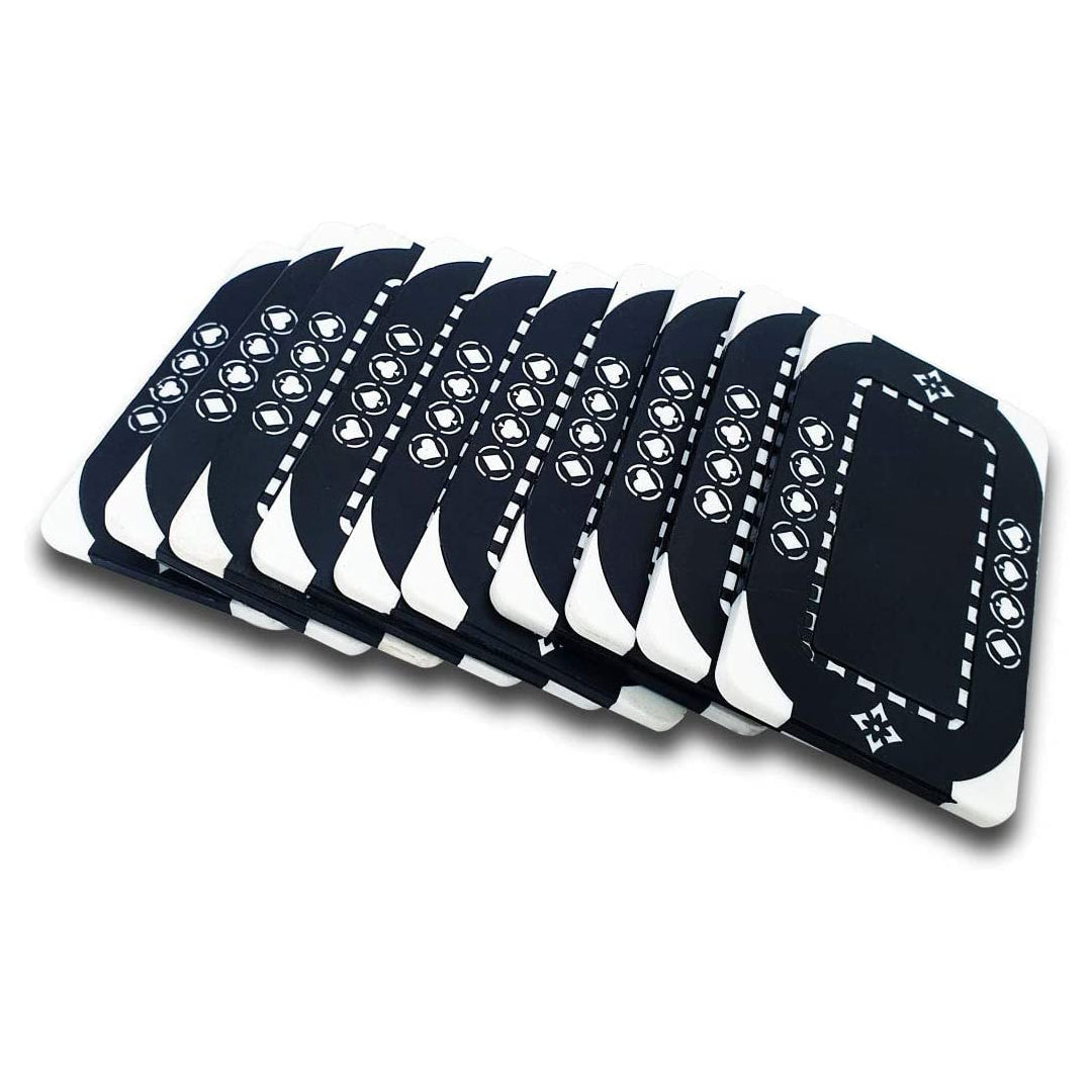 Billium Clay Poker Chips Set 300 Without Denomination Bricks Black Case