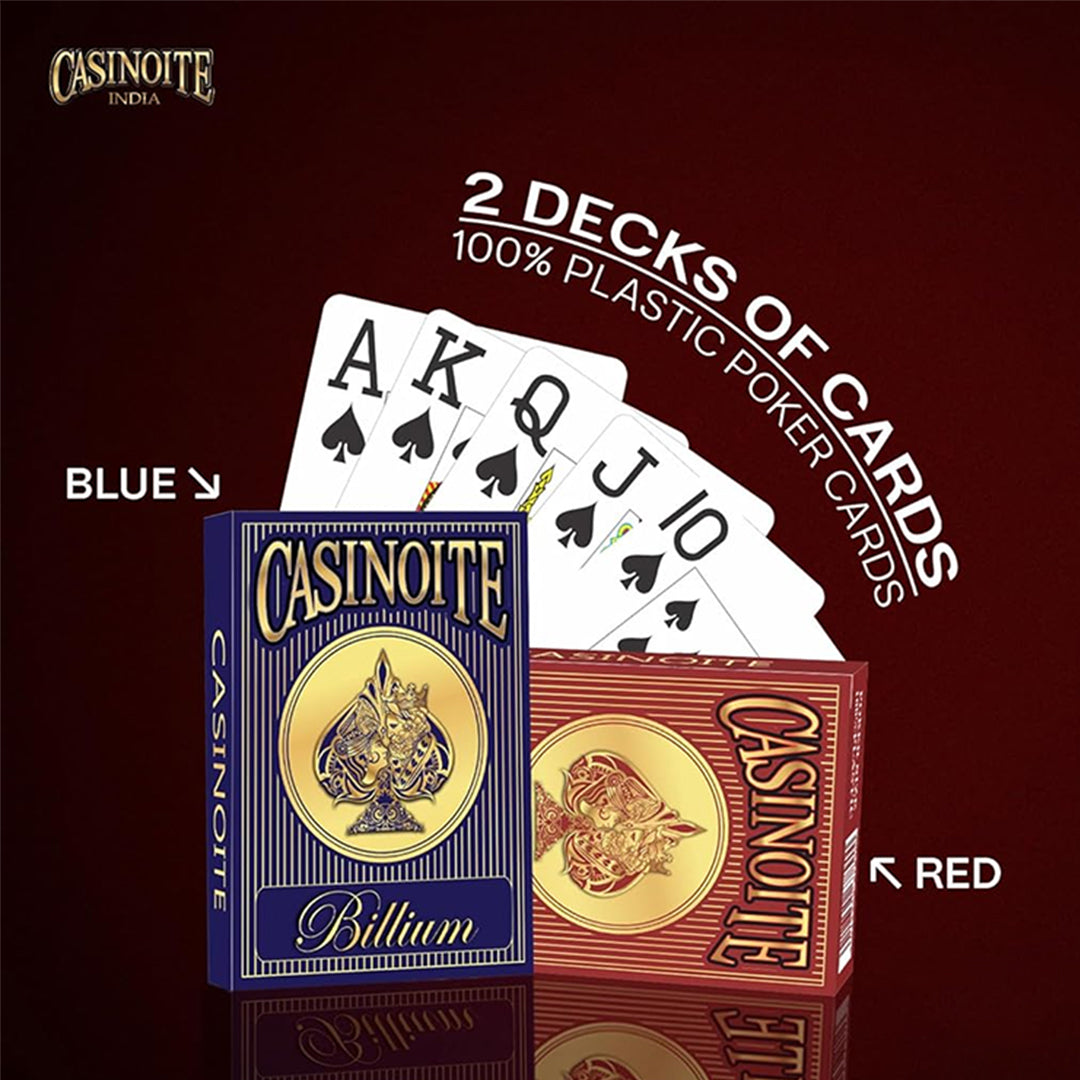 BillIum Poker Chips Set 300 With Denomination