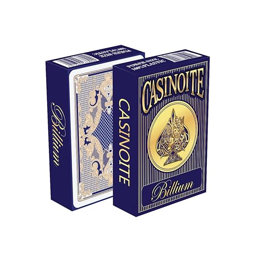 Billium Plastic Poker Playing Card (Blue)