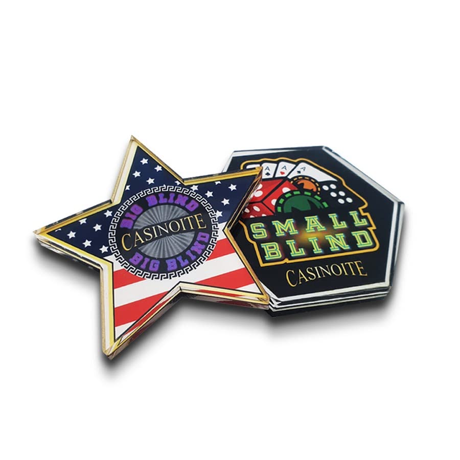 Poker Dealer , All in , Big Blind & Small Blind Buttons