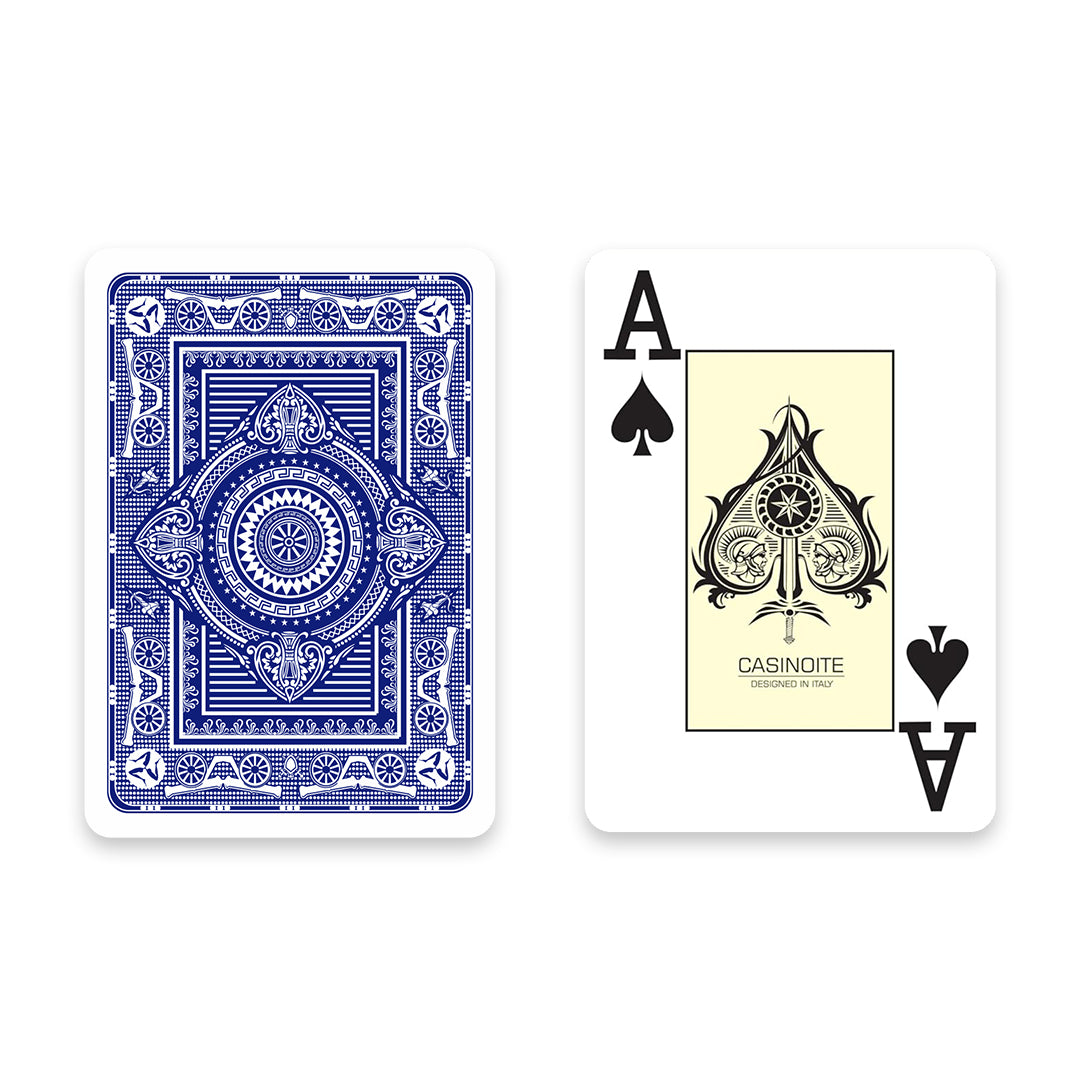 Monarch 100% Plastic Poker Playing Cards- Blue