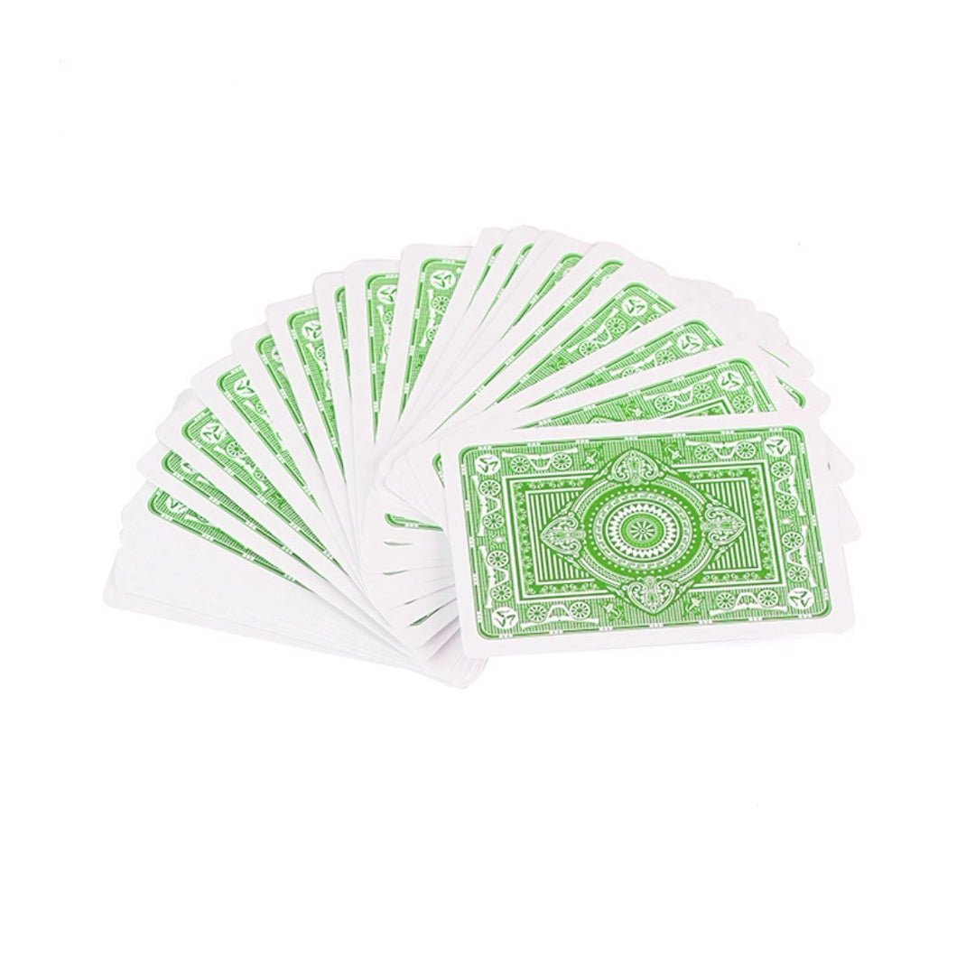 Monarch 100% Plastic Poker Playing Cards-Parrot Green