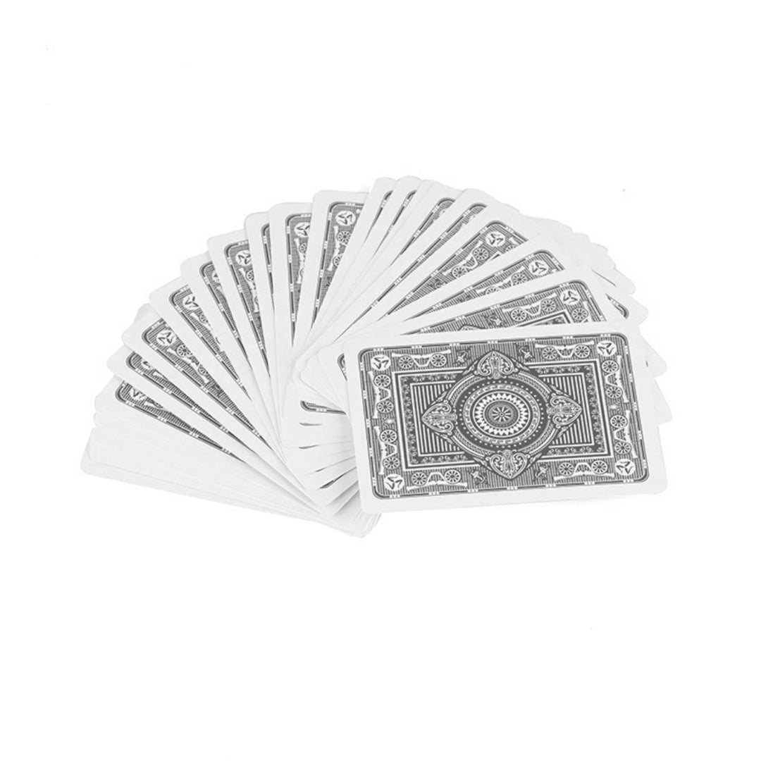 Monarch 100% Plastic Poker Playing Cards- Grey