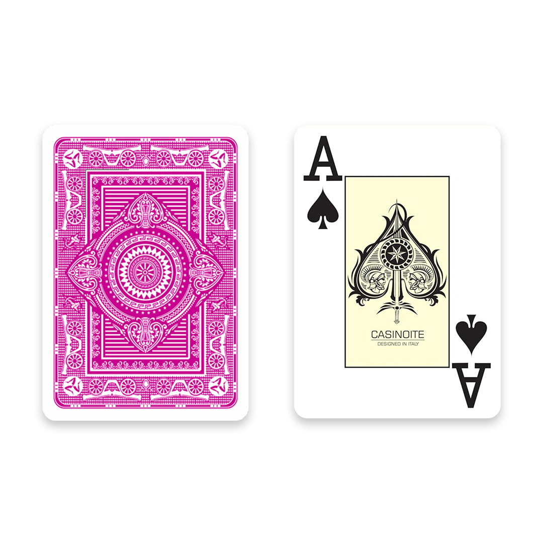 Monarch 100% Plastic Poker Playing Cards- Pink