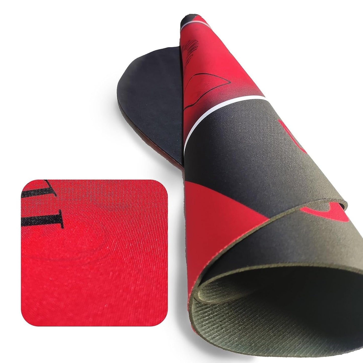 Portable Poker Table Rubber Matt Round