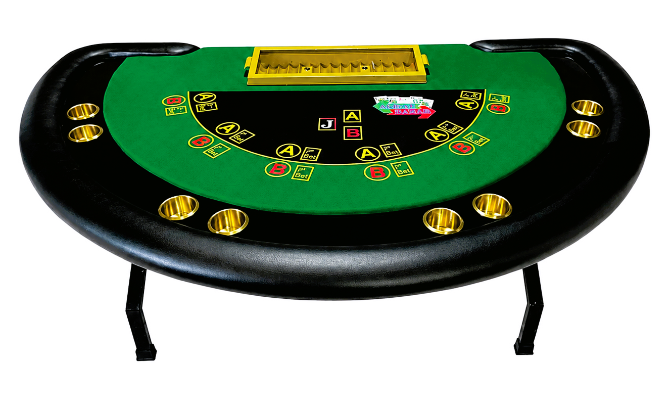 ANDAR BAHAR TABLE WITH DEALER FLOAT