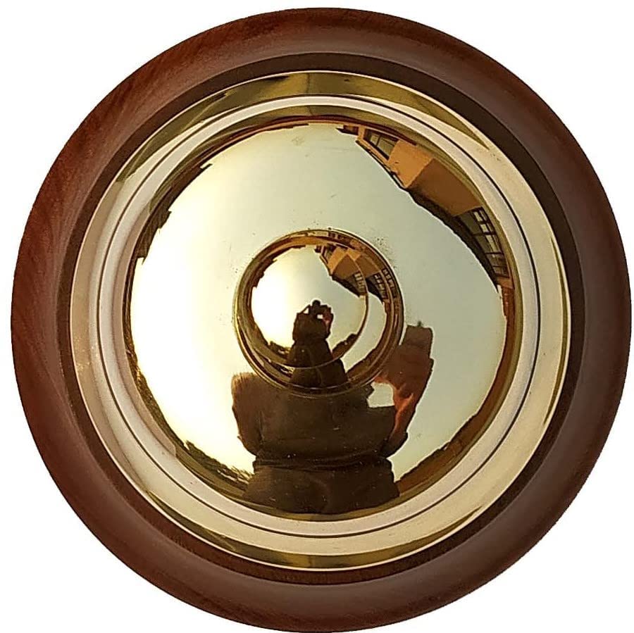 Brass Casino Bell with Wooden Base
