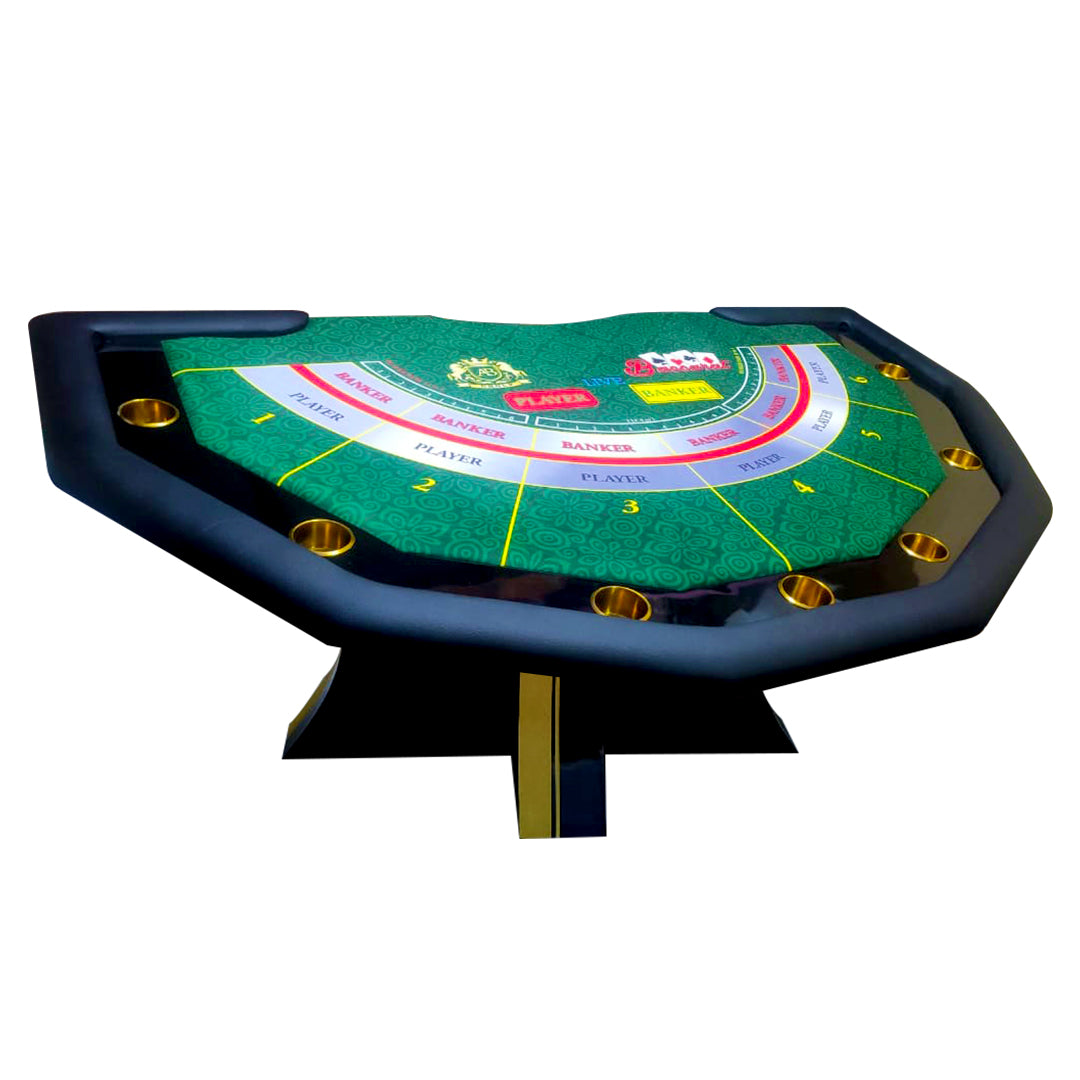 Baccarat Table Wooden Leg