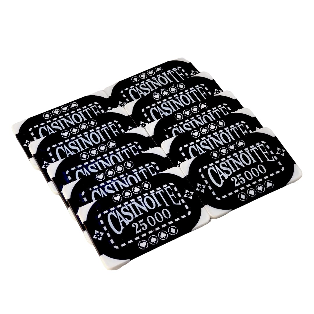 casinoite Poker Chips Set Monte Carlo 500 Chips 43mm