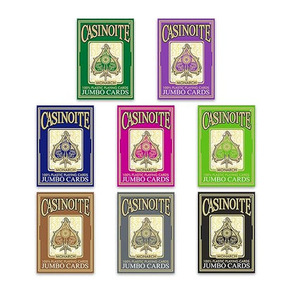 32 Pcs Pack Monarch 100% Plastic Poker Playing Card Game (8 Colors)