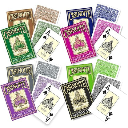 32 Pcs Pack Monarch 100% Plastic Poker Playing Card Game (8 Colors)