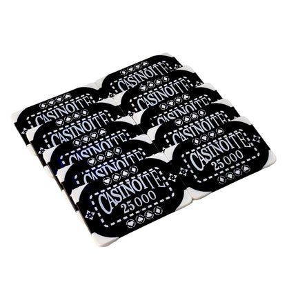 3 Headed Dragon | 45mm Casino Style Chip 300 (3 Headed Dragon Silver Case 300 Chips)