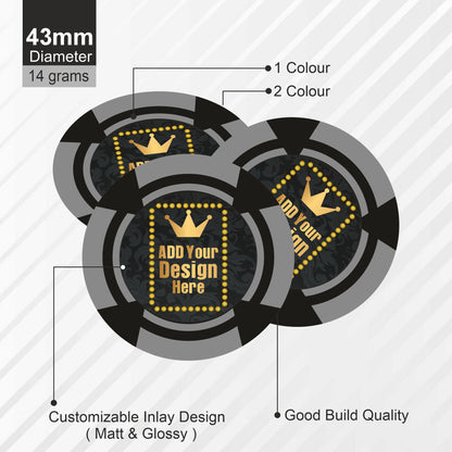 SABRE Customised Poker Chips 43MM
