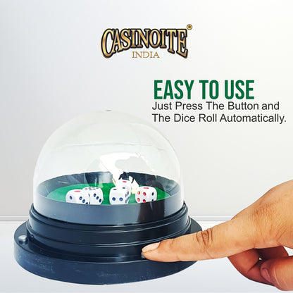 Automatic Casino Dice Roller Cup Set with 5 Dices
