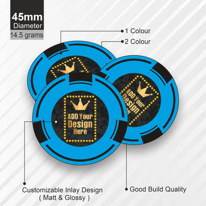 Raptor  Customised Poker Chips 45 MM