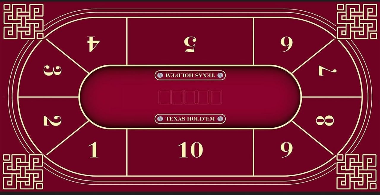 casinoite Portable Poker Table Mat