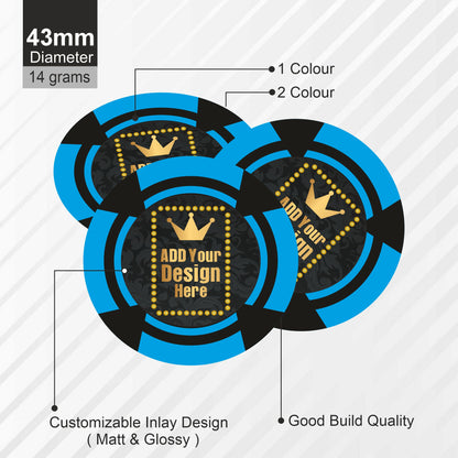 SABRE Customised Poker Chips 43MM