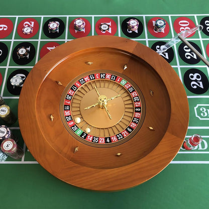 Wooden Roulette Wheel - 20Inch