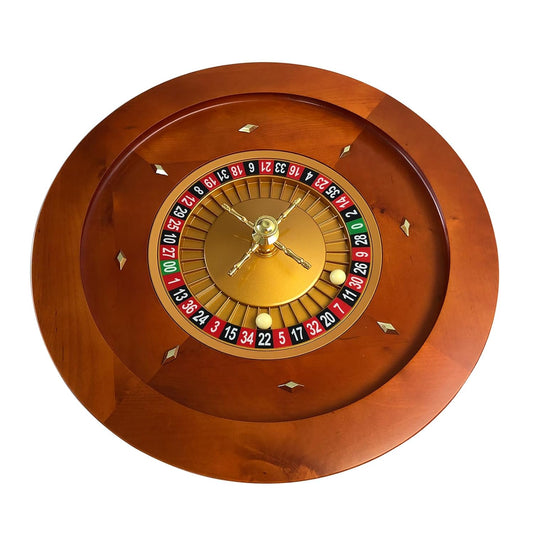Wooden Roulette Wheel - 20Inch