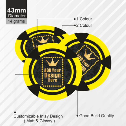 SABRE Customised Poker Chips 43MM