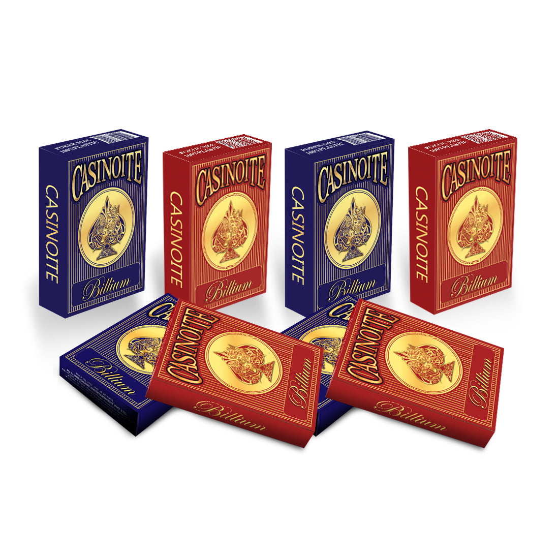 Billium Playing Cards (BILLIUM 12 PCS (6RED+6BLUE)