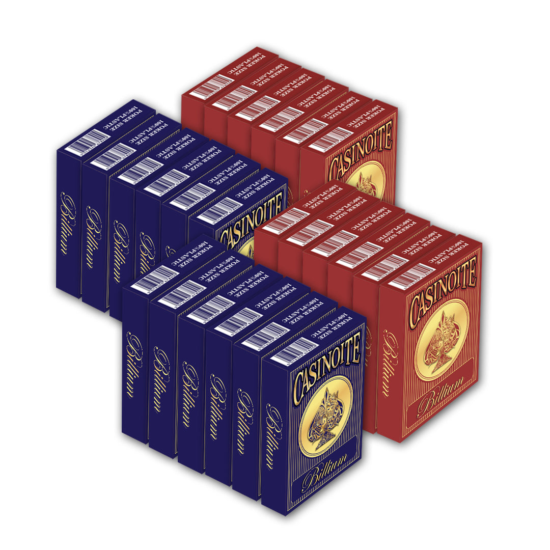 Billium Playing Cards (BILLIUM 12 PCS (6RED+6BLUE)