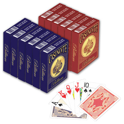Billium Playing Cards (BILLIUM 12 PCS (6RED+6BLUE)