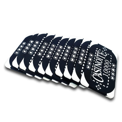 Billium Clay 300 Poker Chips Set with Bricks Black