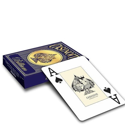 Billium Plastic Poker Playing Card (Blue)
