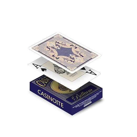 Billium Plastic Poker Playing Card (Blue)