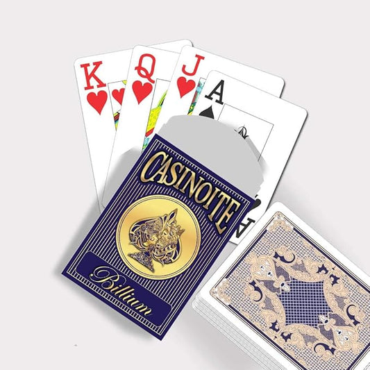 Billium Plastic Poker Playing Card (Blue)