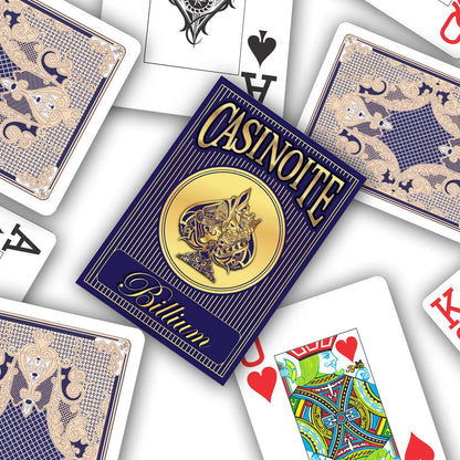 Casinoite Billium playing cards - blue