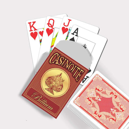 Casinoite Billium playing card - red