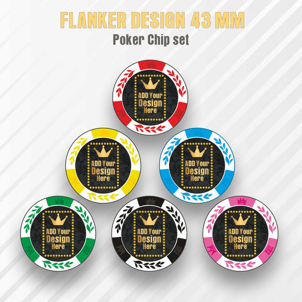 FLANKER Customised Poker Chips  43MM