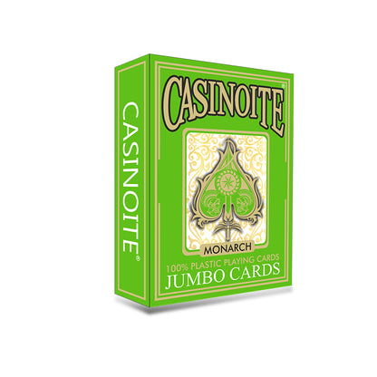 Monarch 100% Plastic Poker Playing Cards-Parrot Green