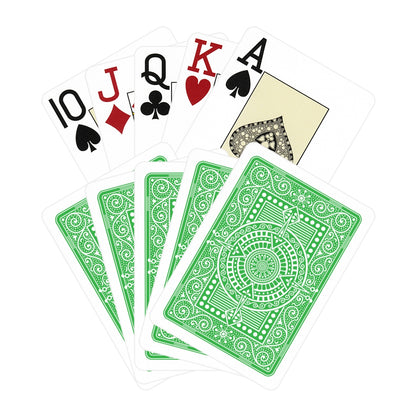 Modiano Texas Poker Jumbo Index 100% Plastic Playing Cards Light Green