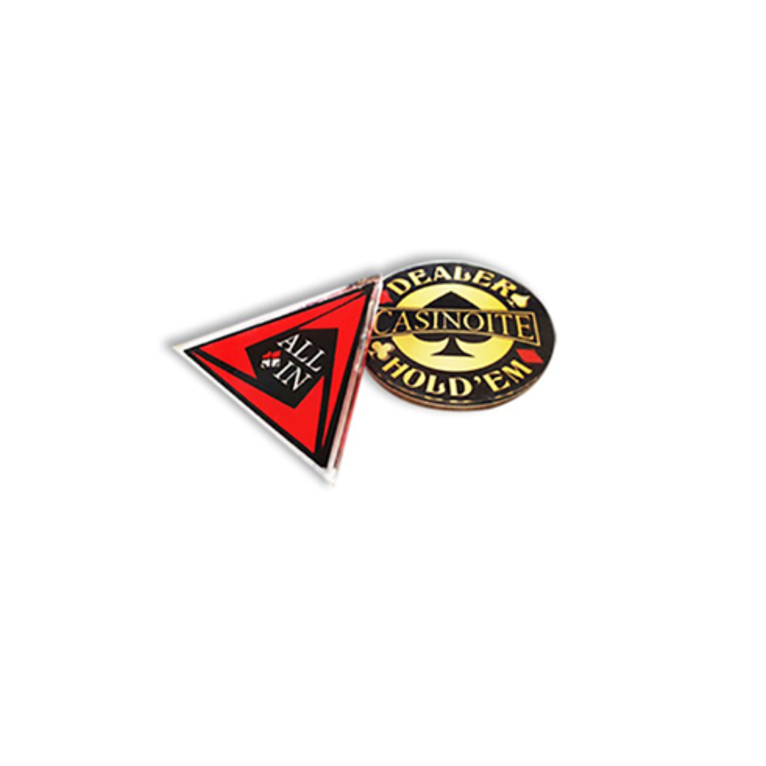 Rummy Counter Chips Casino Grade 500 Black Case