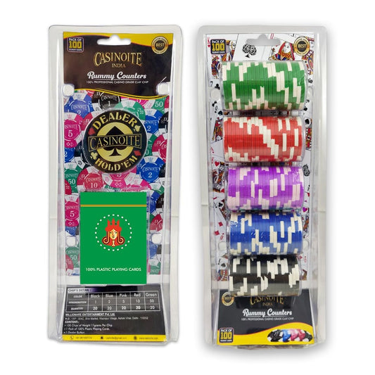 Rummy Counter Chips Casino Grade 100  ( GREEN )