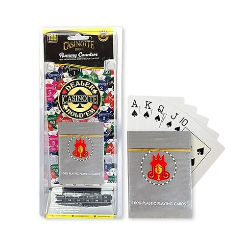 Rummy Counter Chips Casino Grade 100 |GRAY )