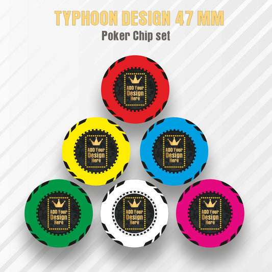 TYPHOON Customised Poker Chips  47mm