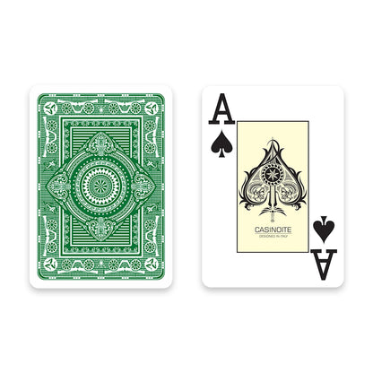 Monarch 100% Plastic Poker Playing Cards | Green