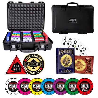 World Series Poker Set 300 Black Case